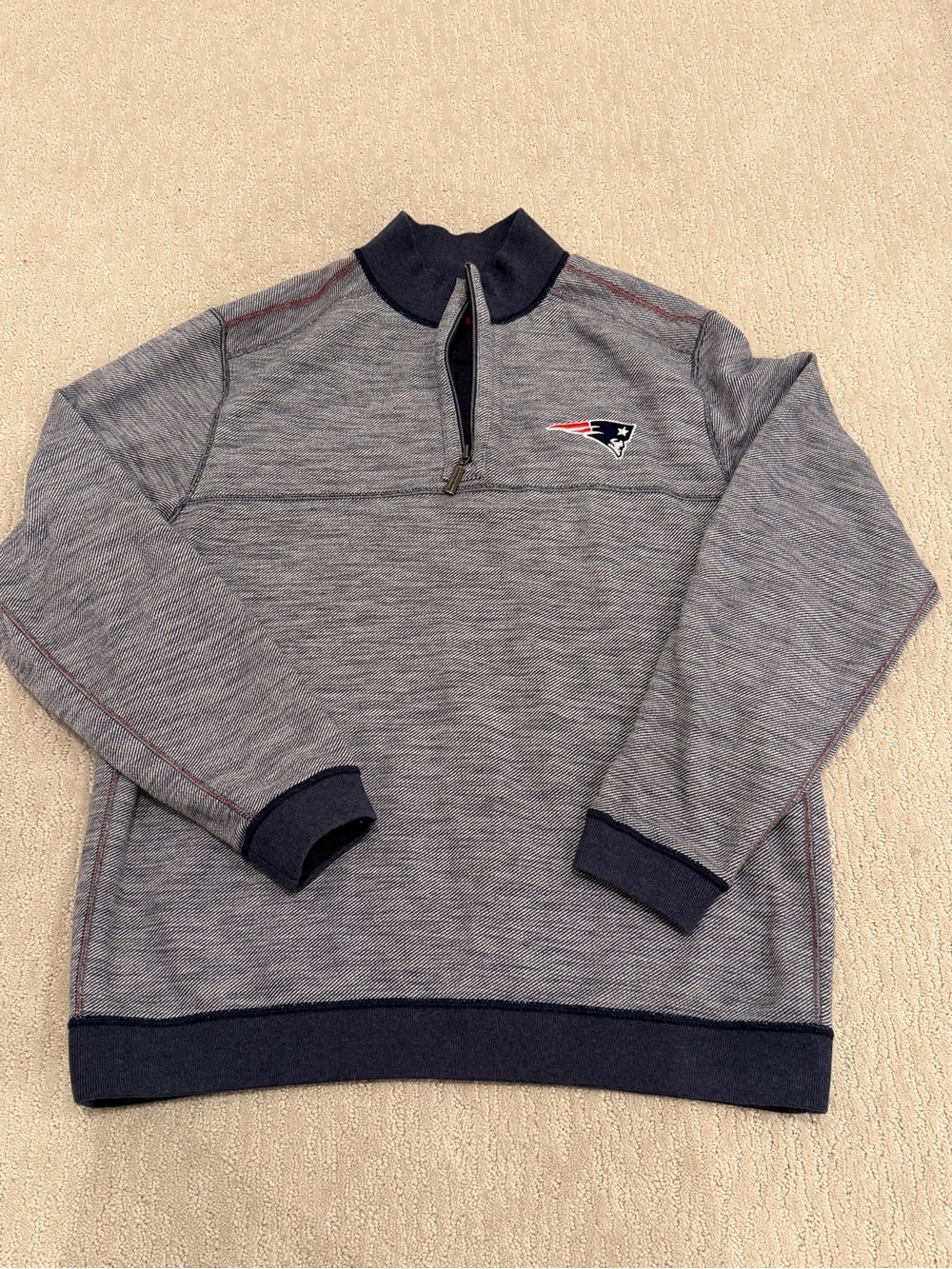 Men's Tommy Bahama Patriots Reversible 1/4 Zip